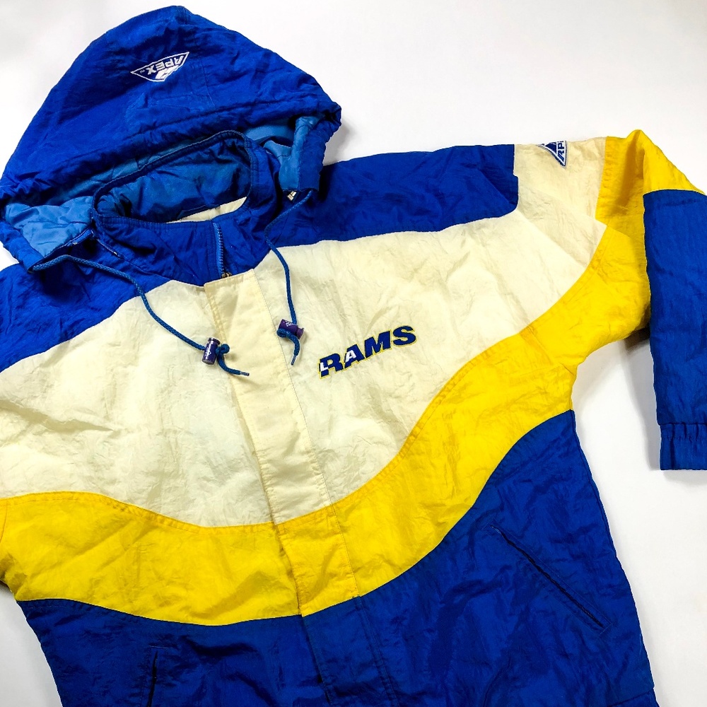 Vtg Apex Los Angeles Rams Jacket M